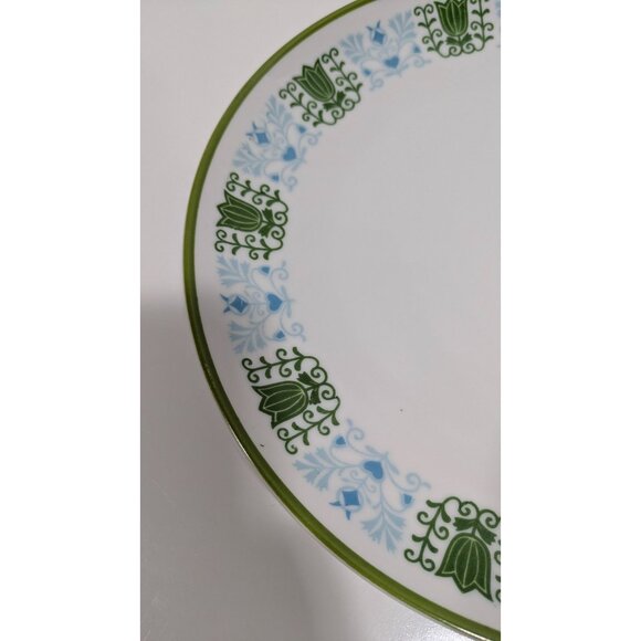 Amcrest Lancaster Japan Floral Green Blue Dinner Plate Vintage Ceramic Tableware - Picture 4 of 9